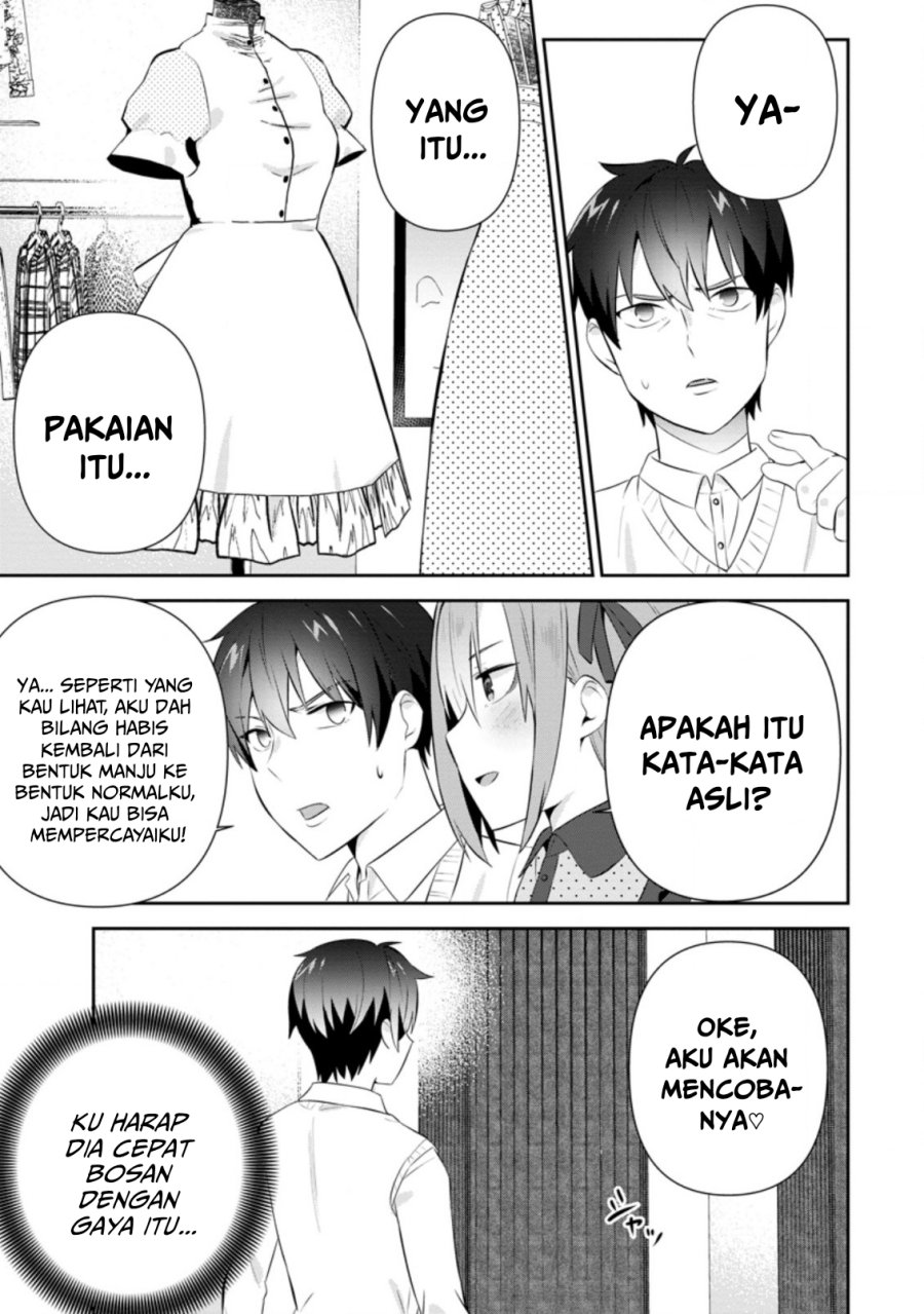 The Cute Girl Sitting Next to Me Is Trying to Make Me Fall in Love With Her as a Way to Ridicule Me Chapter 18 Bahasa Indonesia